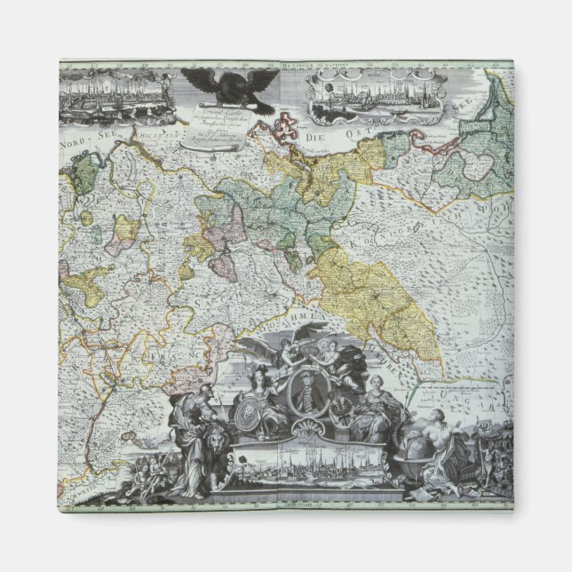 Aimant Feuille maîtresse de la souveraine prussienne (Devant)