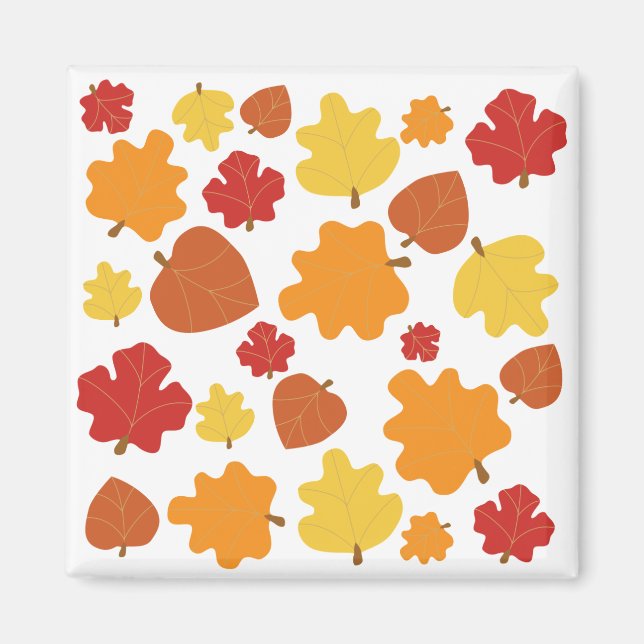 Aimant Feuilles d'automne (Devant)