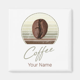 Aimant Fèves De Café Pour Espresso Et Retro Barista