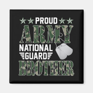 Aimant Fier Armée Garde nationale Frère Famille militaire