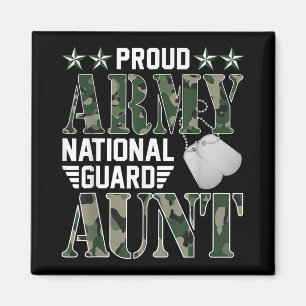 Aimant Fier Armée Garde nationale Tante Militaire Famille