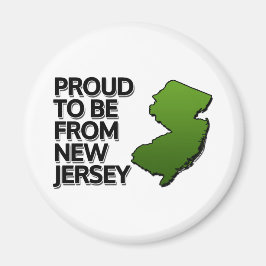 Aimant Fier d'être du New Jersey