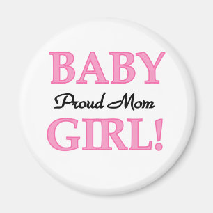 Aimant Fier Maman Baby Girl Tshirts et cadeaux