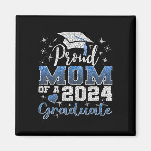 Aimant Fier Maman De 2024 Diplômé Awesome Family College