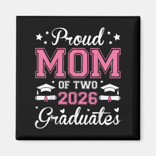 Aimant Fier Maman De Deux Diplômés De 2026 Diplômés De Tr