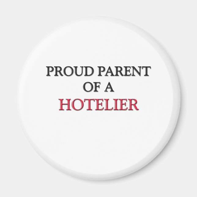Aimant Fier Parent D'Un HÔTELIER (Devant)