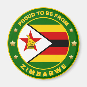 Aimant Fière D'Être Du Zimbabwe