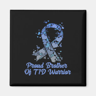 Aimant Fière frère de guerrier T1d diabète de type 1 cons