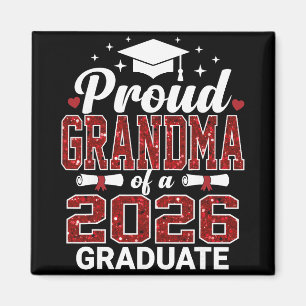 Aimant Fière grand-mère d'un diplômé senior de 2026