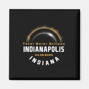 Aimant Fière Indianapolis Indiana Total Solar Eclipse 202