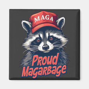 Aimant Fière MAGA Garbage pour l'élection de Trump partis