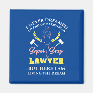 Aimant Fière Super Avocate Lady
