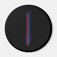 Fierté Bisexuelle subtile Goth Bi Pride Crâne