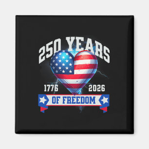 Aimant Fierté de 250 ans de liberté 1776-2026 Indépendan