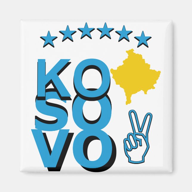 Aimant Fierté du Kosovo (Devant)
