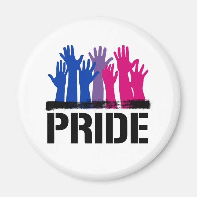 Aimant Fierté ensemble bisexuelle (Devant)