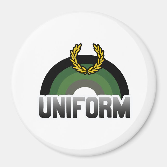Aimant Fierté uniforme (Devant)