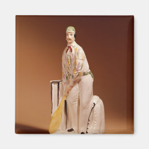 Aimant Figure du Staffordshire d'un joueur de cricket,
