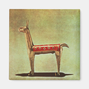 Aimant Figurine argentée de lama, du Pérou, après 1438