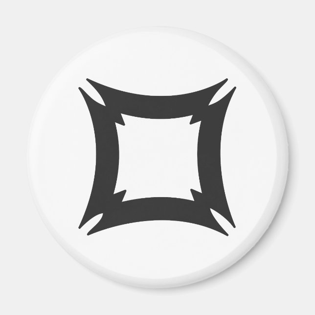 Aimant FIHANKRA | Symbole Adinkra de la sécurité et de la (Devant)