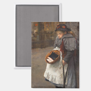 Aimant Fille aux allumettes Pauvre gamin des rues Pauvret