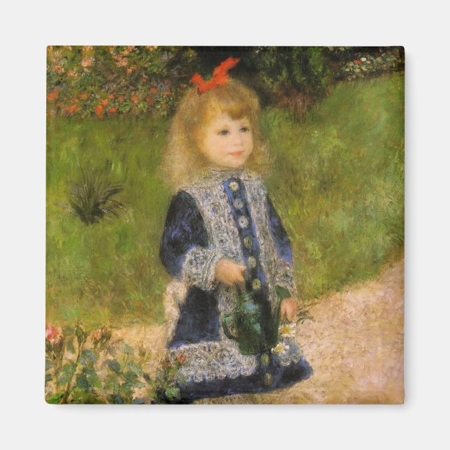 Aimant Fille avec arrosage (Devant)