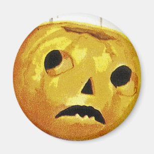 Aimant Fille avec Jack o' Lantern