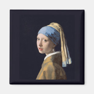 Aimant Fille avec une oreille de perle, Vermeer