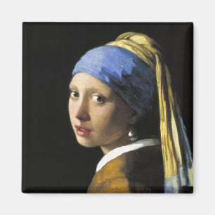 Aimant Fille avec une oreille perle