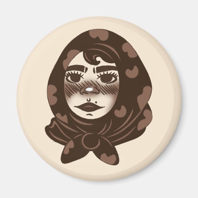 Aimant Fille Cosy (Devant)