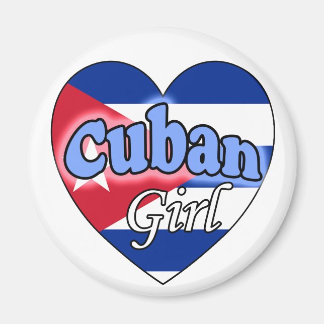 Aimant fille cubaine (Devant)
