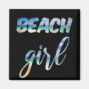 Aimant Fille de la Plage