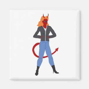 Aimant fille diable