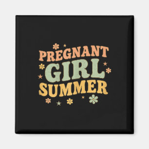 Aimant Fille enceinte été drôle bébé annonce oie