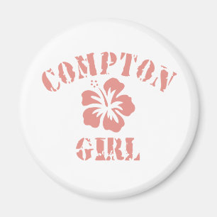 Aimant Fille rose de Compton