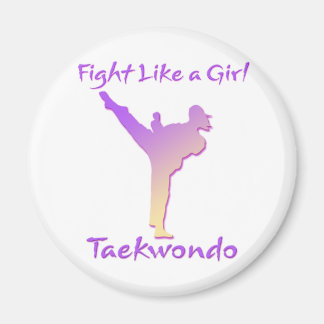 Aimant Fille Taekwondo
