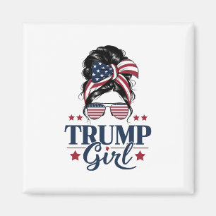 Aimant Fille Trump Bun Méssy Trump 2024 Élection Américai