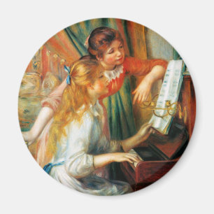 Aimant Filles de Renoir à l'aimant de piano