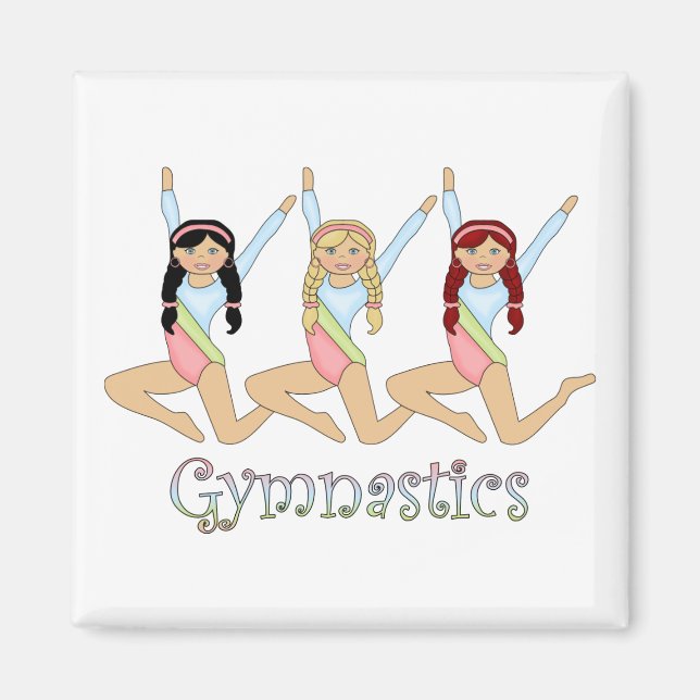 Aimant filles gymnastique (Devant)