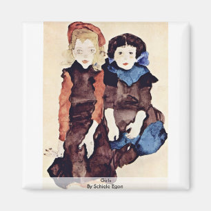 Aimant Filles par Schiele Egon
