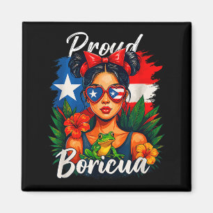 Aimant Filles Portoricaines Boricua Porto Rico Patrimoine