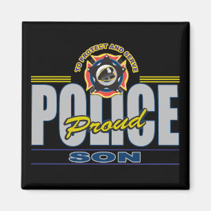 Aimant Fils fier de police
