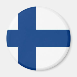 Aimant Finlande  Drapeau finlandais sur le net