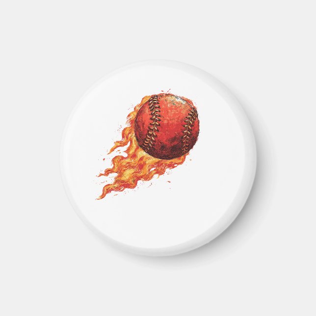 Aimant Fire Baseball  (Devant)