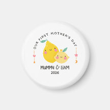 First Mother’s Day 2026 Cute Lemon Mom & Baby 