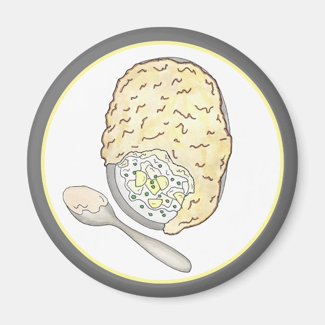 Aimant Fisherman's Fish Pie UK British Pub Food Cuisine (Devant)