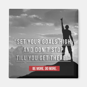 Aimant Fixez vos objectifs à haut - Motivation