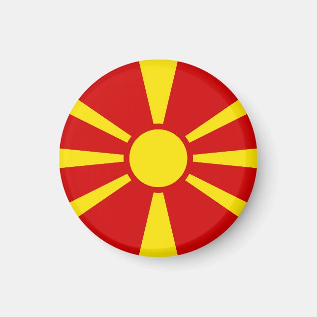 Aimant Flag de Macedonia (Devant)