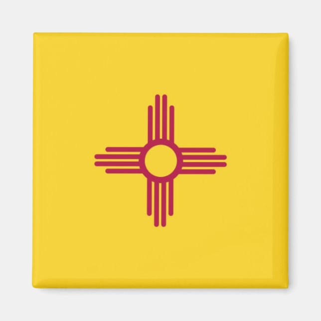 Aimant Flag du Nouveau-Mexique (Devant)
