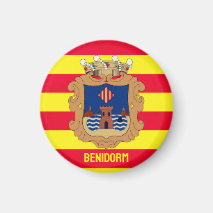 Aimant Flag of Benidorm - Comunidad Valenciana (ESP)